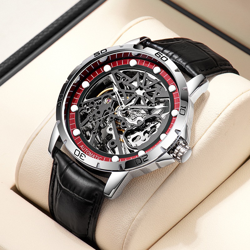 最低価格の スイスの規格品の新型の腕時計の男性の全自動の機械的な時計のブランドの陀飛輪の十大透の防水の男子時計の 男女兼用腕時計 