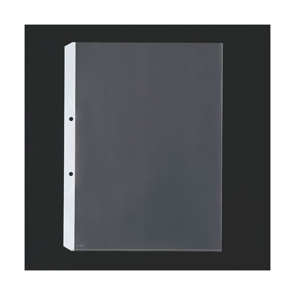 （まとめ）コクヨA4リフィル(ワイドオープンポケット) 2穴 特厚口0.12mm ラ-AH2112-2 1パック(20枚) (×20セット)