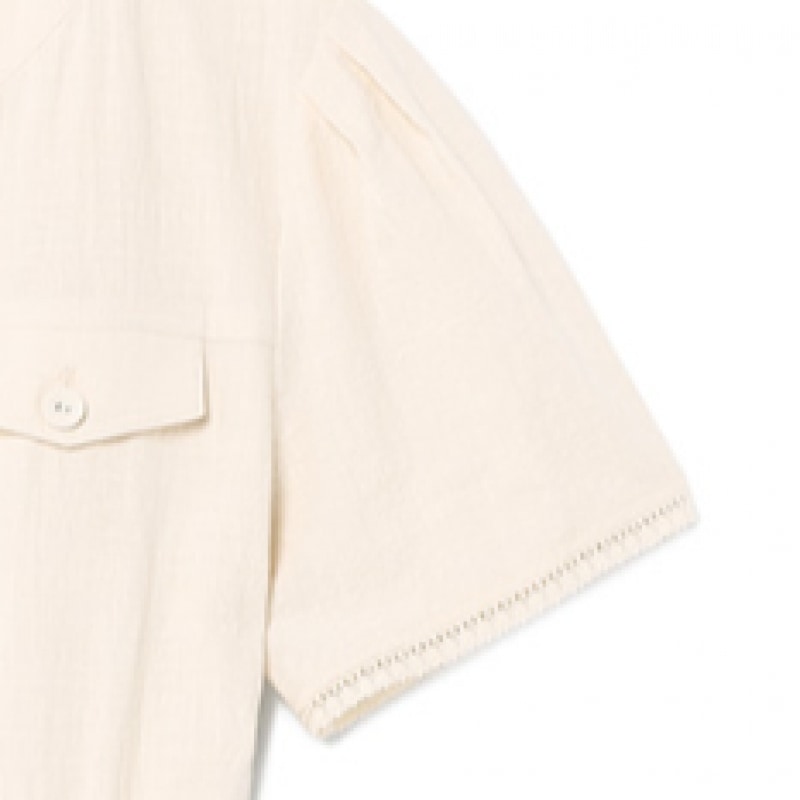 ロラローラベルトジャンプスーツアイボリー