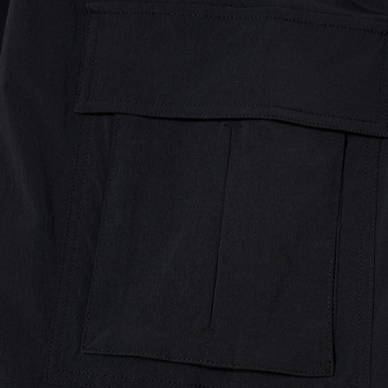 コダック K 裏地付きワイドフィットカーゴパンツブラック コダック K 裏地付きワイドフィットカーゴパンツブラック