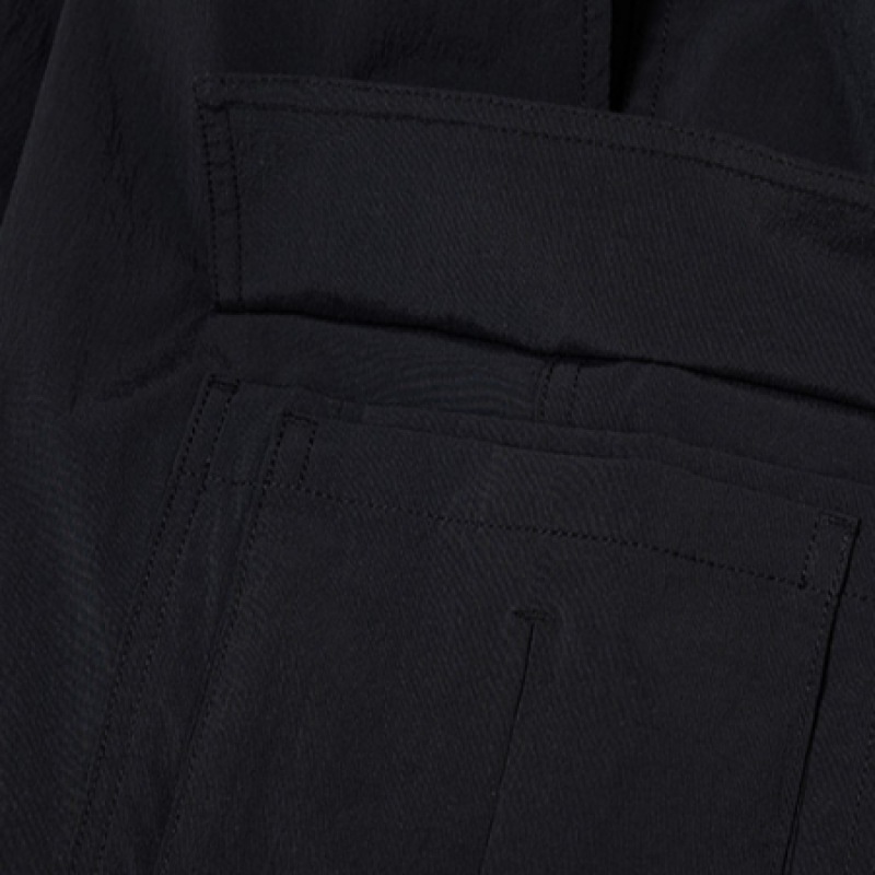 コダック K 裏地付きワイドフィットカーゴパンツブラック コダック K 裏地付きワイドフィットカーゴパンツブラック