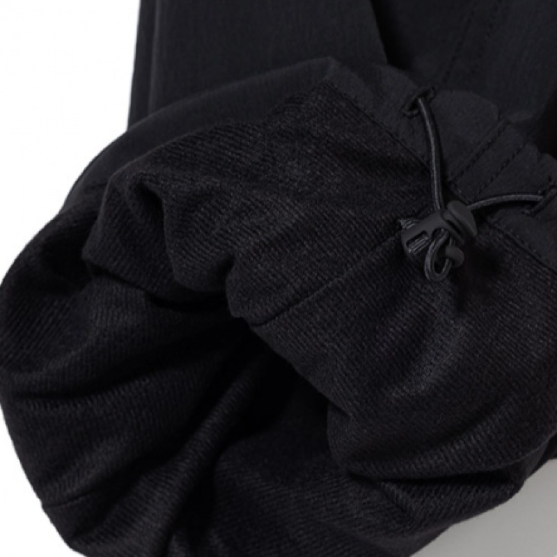 コダック K 裏地付きワイドフィットカーゴパンツブラック コダック K 裏地付きワイドフィットカーゴパンツブラック