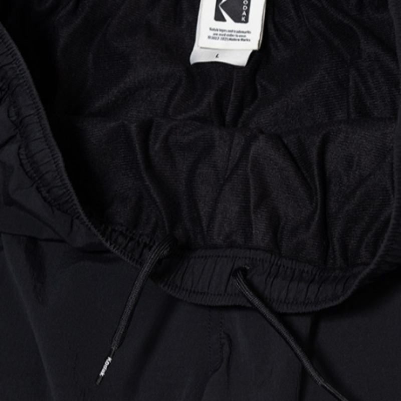 コダック K 裏地付きワイドフィットカーゴパンツブラック コダック K 裏地付きワイドフィットカーゴパンツブラック