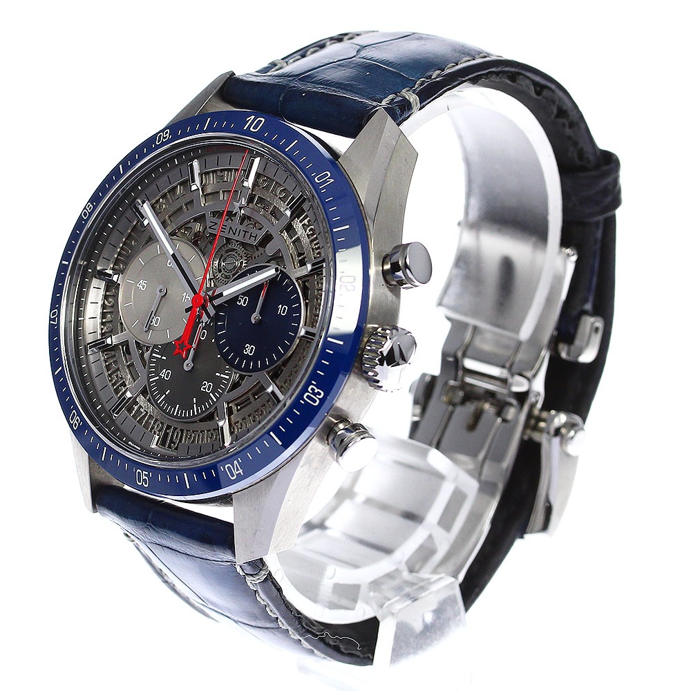 ゼニス ZENITH 95.3002.3600 エルプリメロ クロノマスター 世界限定250本 自動巻き メンズ _803634【中古】 ゼニス ZENITH 95.3002.3600 エルプリメロ クロノマスター 世界限定250本 自動巻き メンズ _803634【中古】