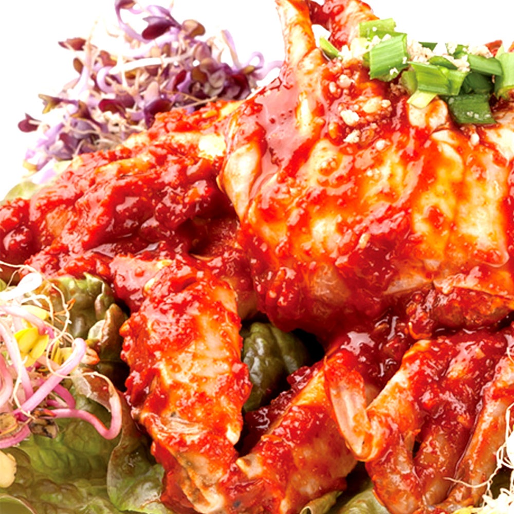 西麻布韓国料理宮(KUNG)ヤンニョムケジャン(味付けカニ) 1.2kg - ハチミツ入り