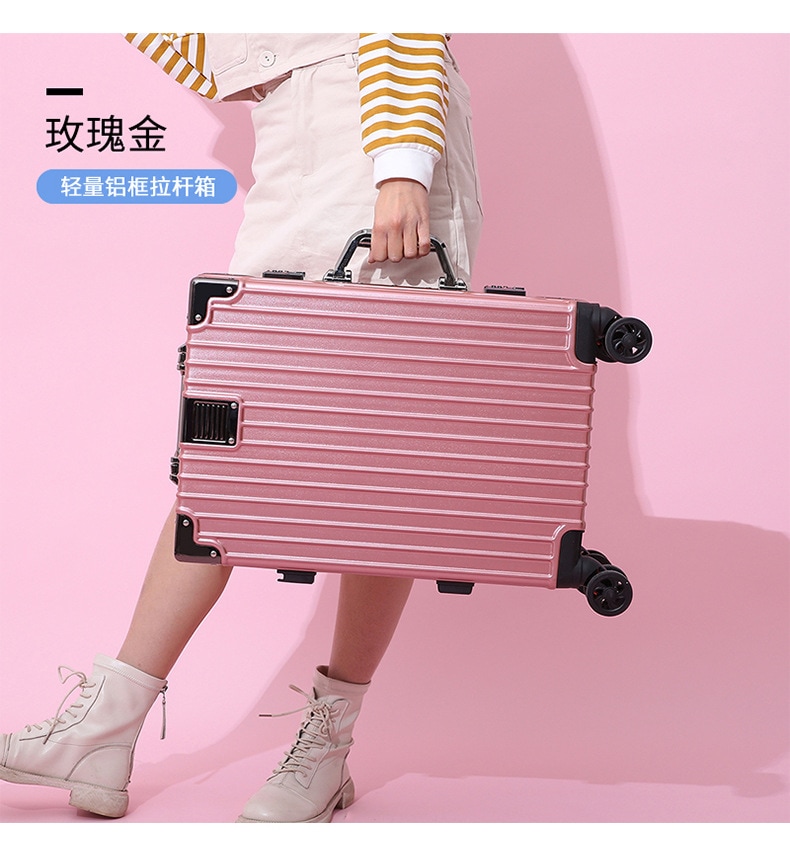 アルミフレームのスーツケース丈夫で耐久性のあるレバーケースユニバーサルホイールのスーツケース アルミフレームのスーツケース丈夫で耐久性のあるレバーケースユニバーサルホイールのスーツケース