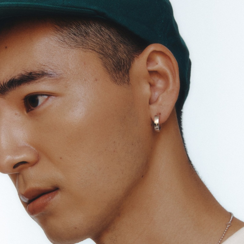 韓国発【NUMBERING】A13 Hoops #7113☆ピアス ナンバリング #7113 ピアス