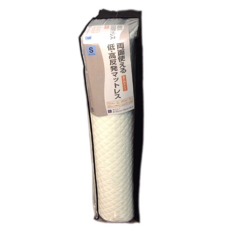 大宗 両面使える 低高反発マットレス (シングルサイズ/95×195×6cm/ホワイト) 大宗 両面使える 低高反発マットレス (シングルサイズ/95×195×6cm/ホワイト)