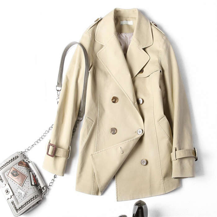 トレンチコート レディース 春 秋 ベーシック ショート丈 大きいサイズ 通勤 通学 アウター コート ビジネス フォーマル かわいい コート アウター チェスターコート 冬 スプリングコート エレガ