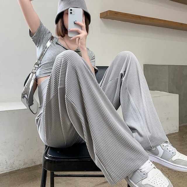 【送料無料】マタニティ パンツ 6color 冷感 リブ ワイドパンツ ロング レディース 【送料無料】マタニティ パンツ 6color 冷感 リブ ワイドパンツ ロング レディース