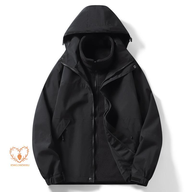 マウンテンパーカー メンズ レディース 50代 40代 裏ボア 登山服 3way