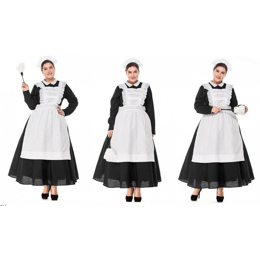 SXXXLハロウィン衣装 大人用 女性用 メイド服 コスプレ メイド コスチューム ロリータ風 ハロウィン 衣装 アリス レディース ガールズ 猫女 ハロウィーン
