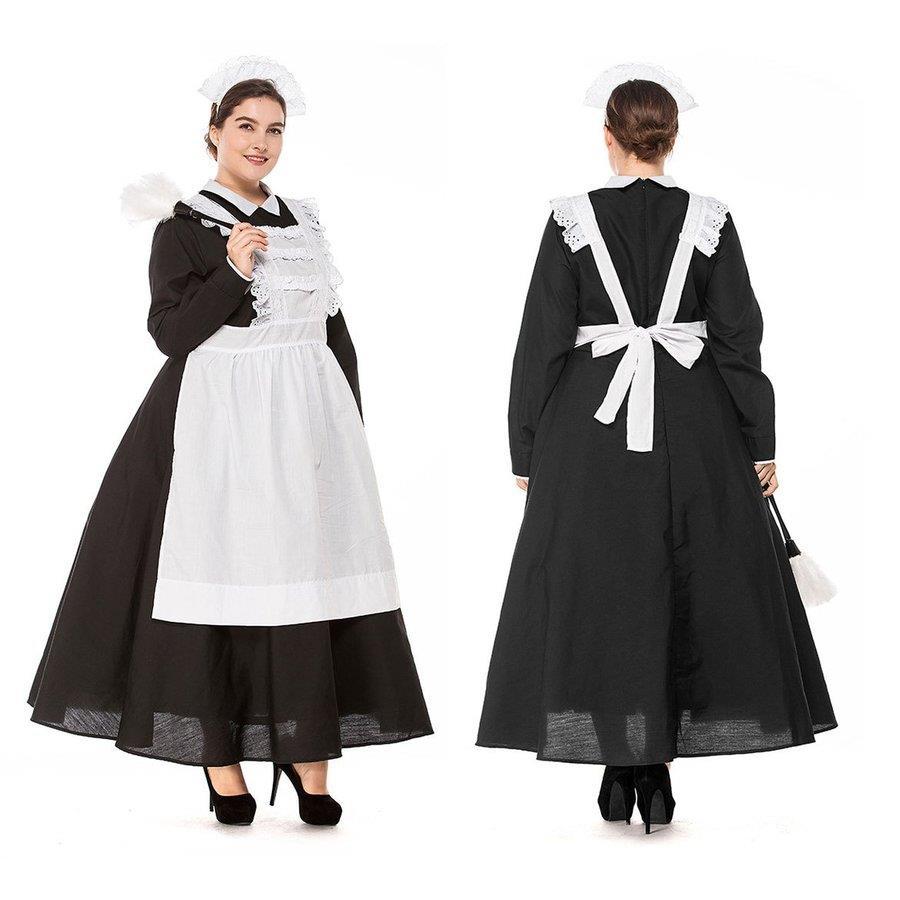 SXXXLハロウィン衣装 大人用 女性用 メイド服 コスプレ メイド コスチューム ロリータ風 ハロウィン 衣装 アリス レディース ガールズ 猫女 ハロウィーン
