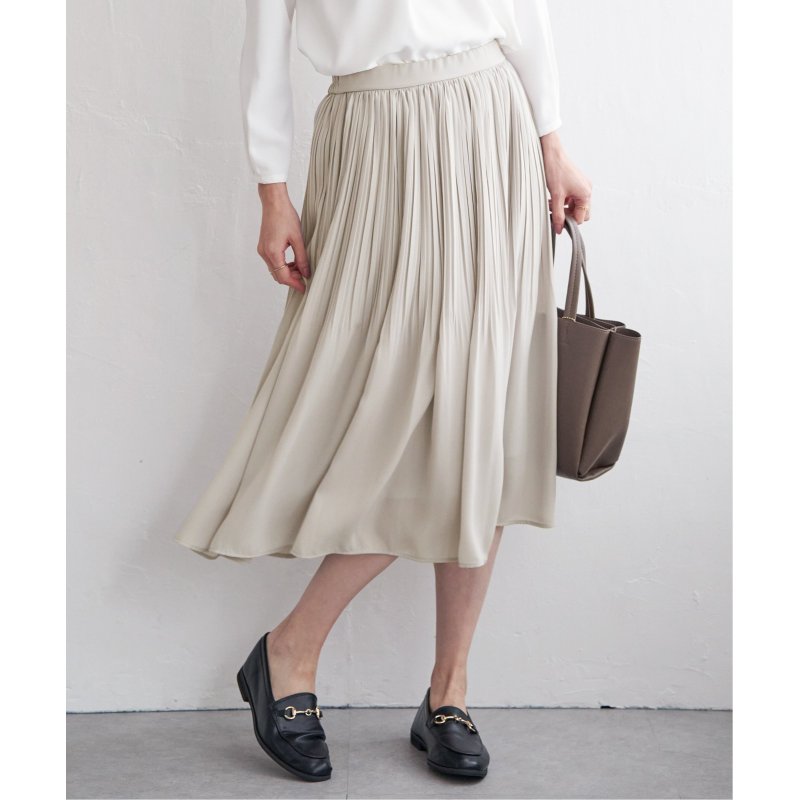 シフォンプリーツスカート