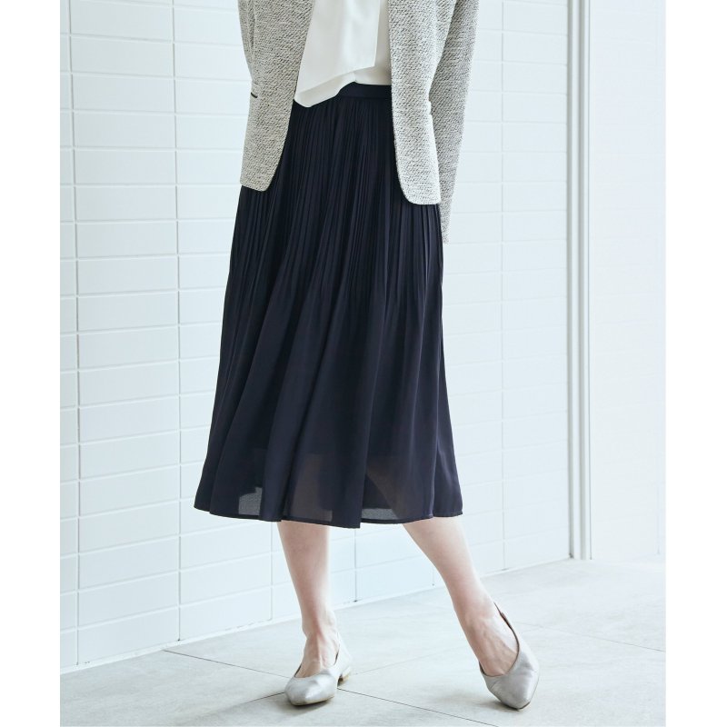 シフォンプリーツスカート