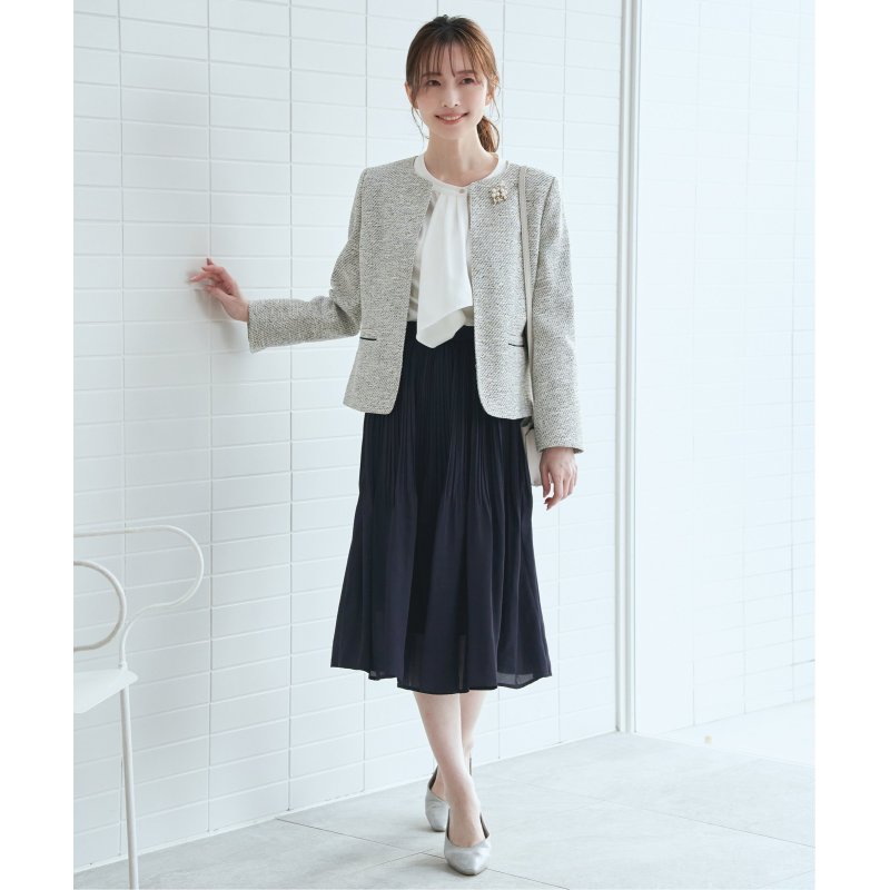 シフォンプリーツスカート