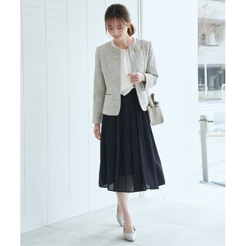 シフォンプリーツスカート