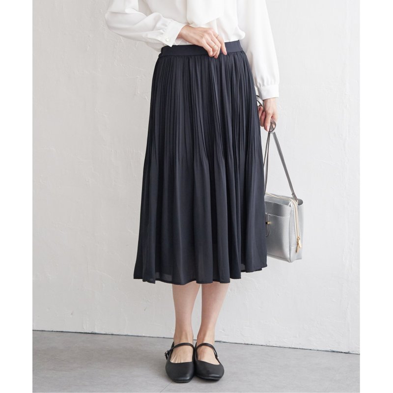 シフォンプリーツスカート