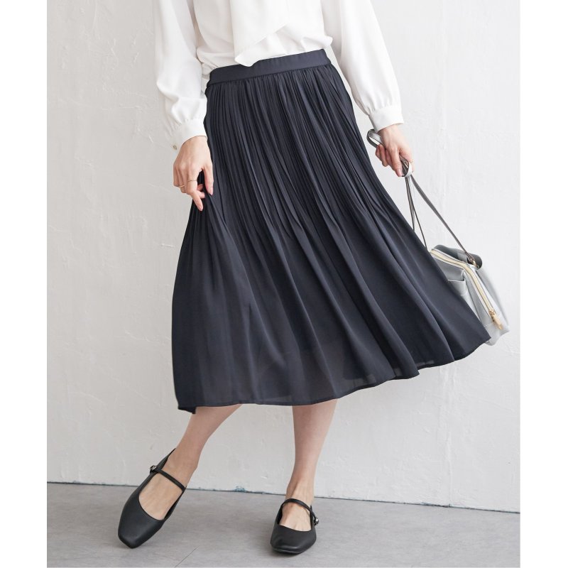 シフォンプリーツスカート