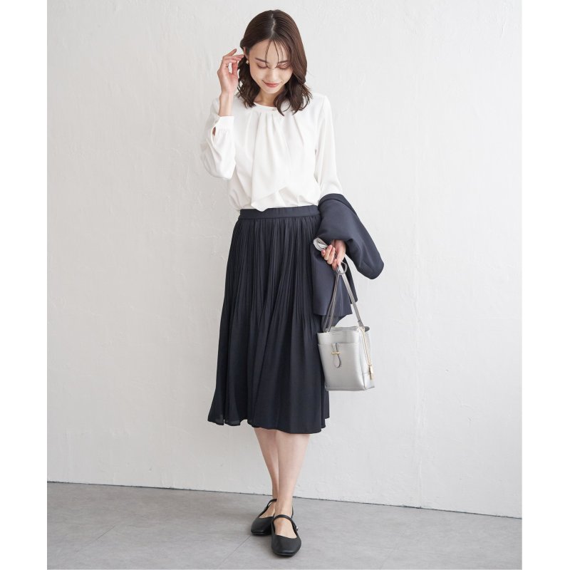 シフォンプリーツスカート