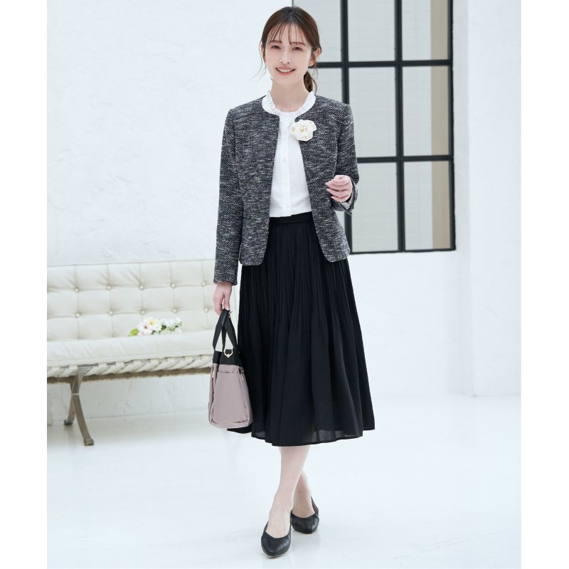 シフォンプリーツスカート