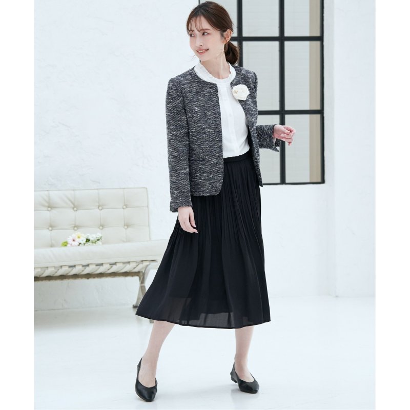 シフォンプリーツスカート