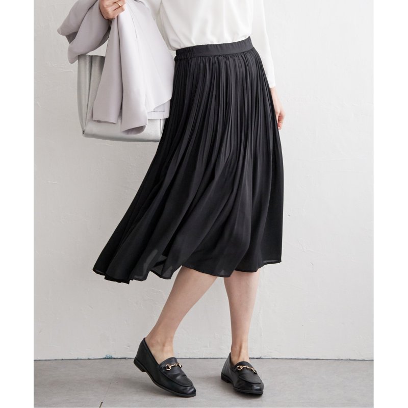 シフォンプリーツスカート