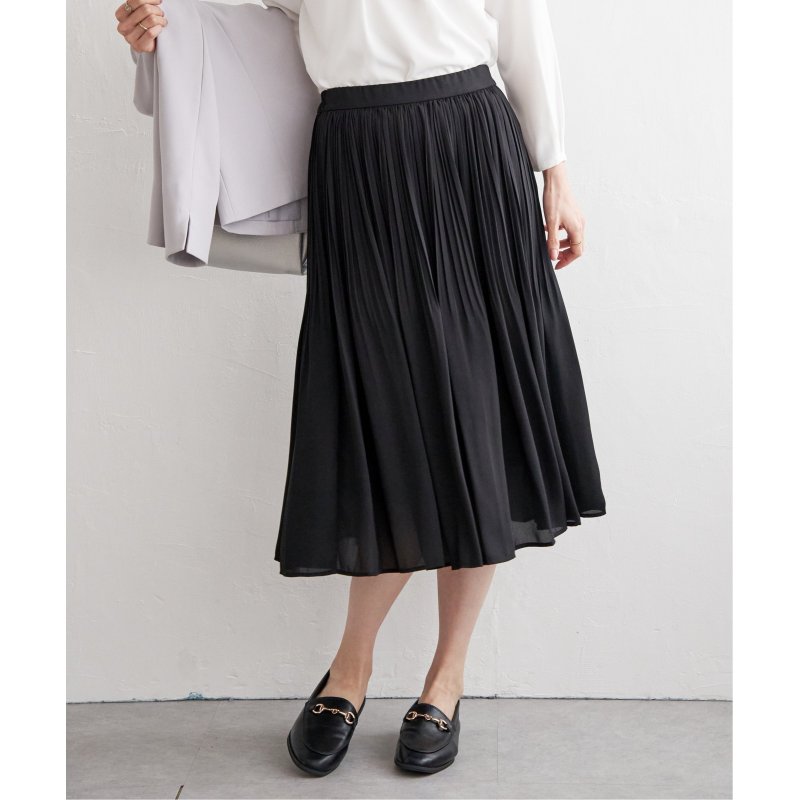 シフォンプリーツスカート