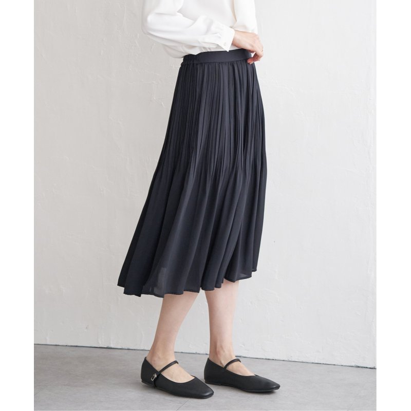 シフォンプリーツスカート