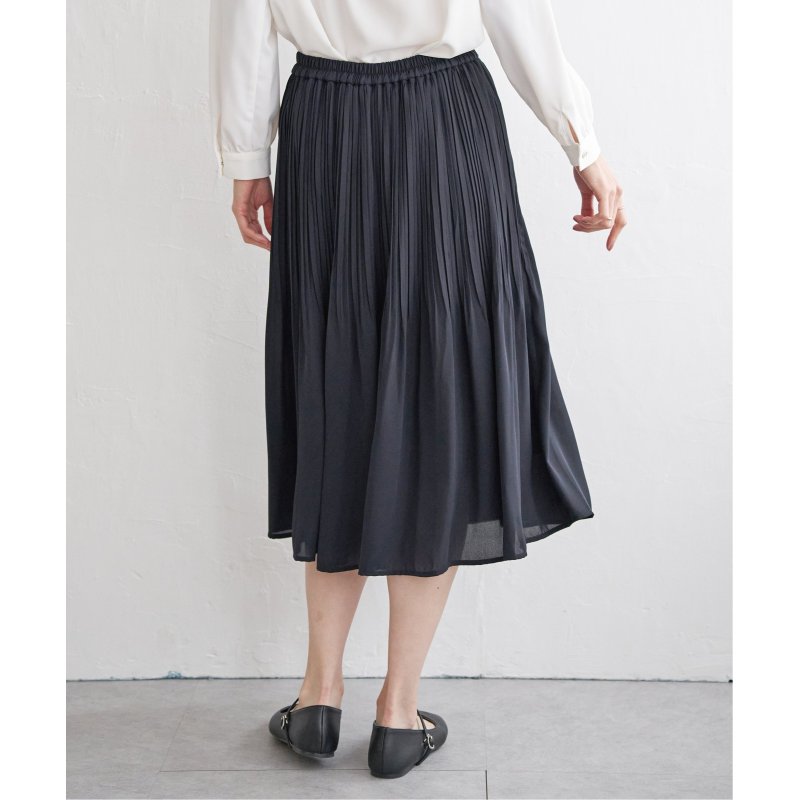 シフォンプリーツスカート