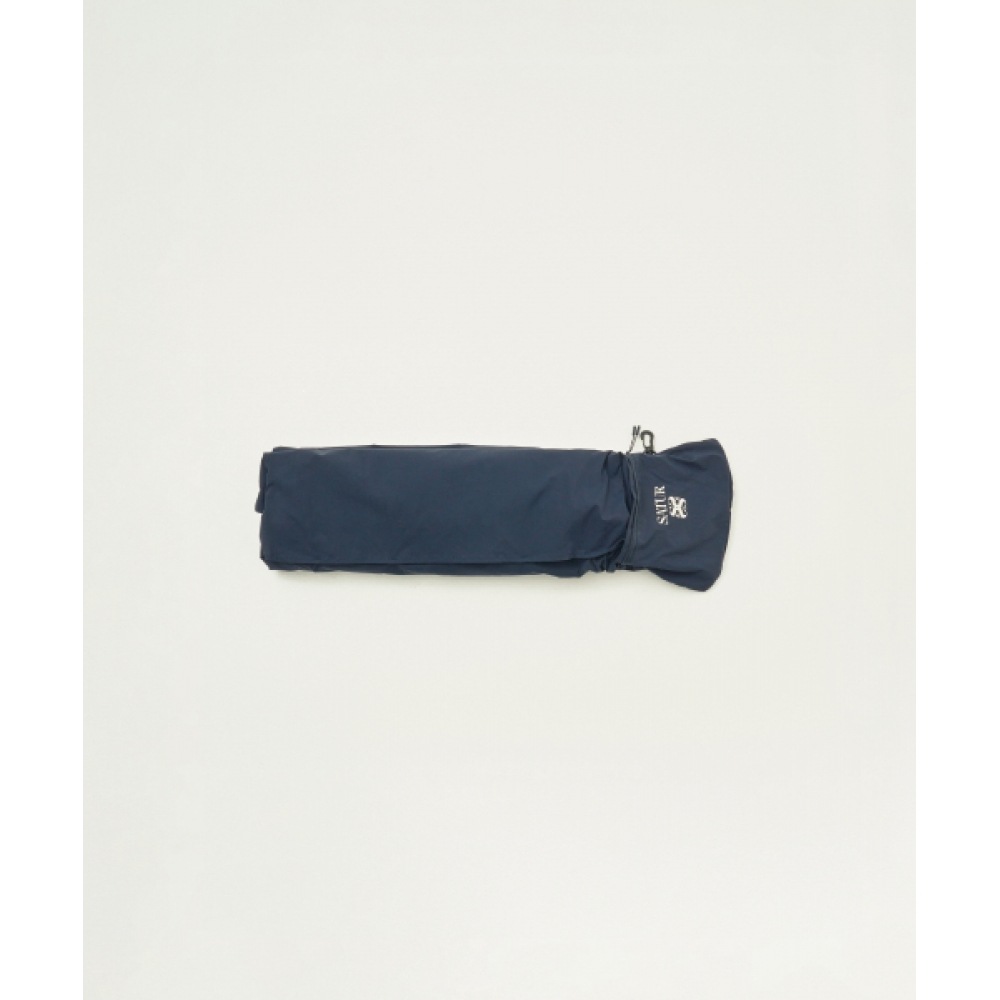 SATUR パッカブル ウィンドブレーカー ブラック ロトン