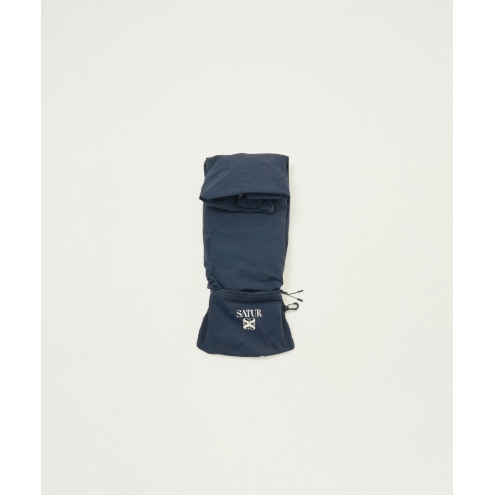 SATUR パッカブル ウィンドブレーカー ブラック ロトン