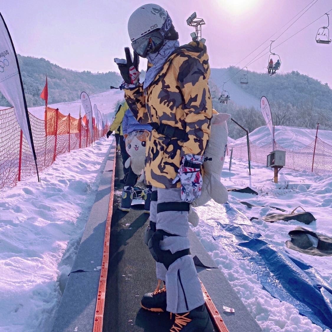 新型スキーヤーパンツ男女シングルボード屋外防風防水で冬の厚手保温綿ズボン男性の取り外しができます