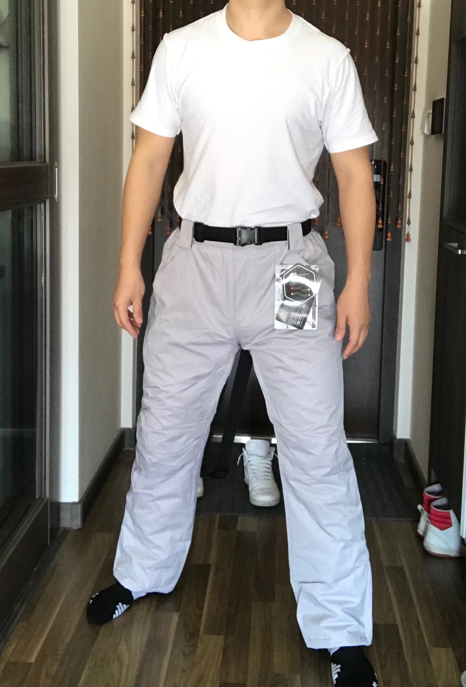 新型スキーヤーパンツ男女シングルボード屋外防風防水で冬の厚手保温綿ズボン男性の取り外しができます