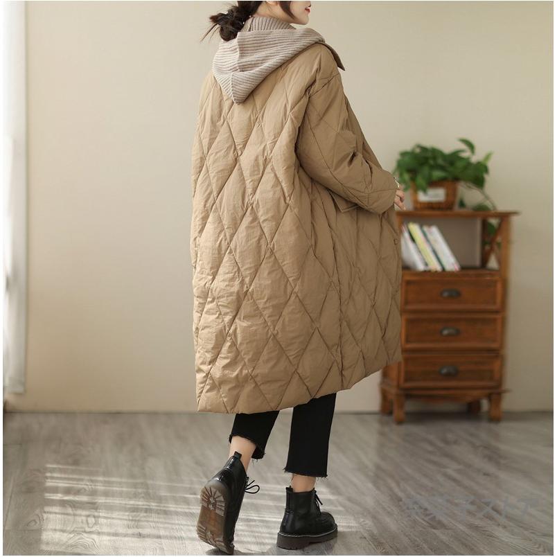 人気商品超目玉 中綿コート 中綿ジャケット レディース フード付き　ロング丈　 ダウンコート アウター 秋冬 ブルゾン カジュアル