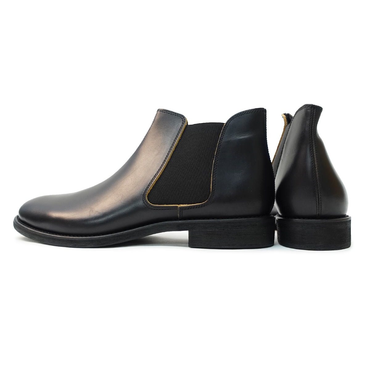 メンズ ブーツ シューズ 72203 ブラック 黒 サイドゴア