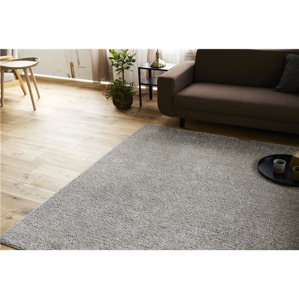 スミノエ 洗える ラグ ルフレ 約幅190x長さ240cm グレージュ 日本製 スミノエ 洗える ラグ ルフレ 約幅190x長さ240cm グレージュ 日本製