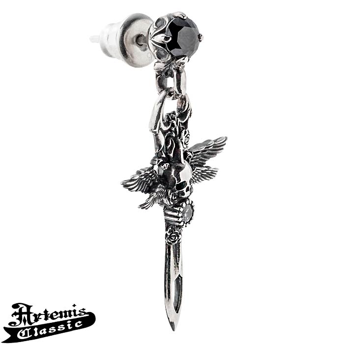 アルテミスクラシック Artemis Classic ウイング ソード シルバー ピアス 片耳分 ACE0185