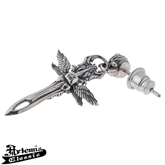 アルテミスクラシック Artemis Classic ウイング ソード シルバー ピアス 片耳分 ACE0185