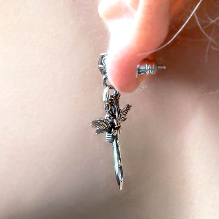 アルテミスクラシック Artemis Classic ウイング ソード シルバー ピアス 片耳分 ACE0185