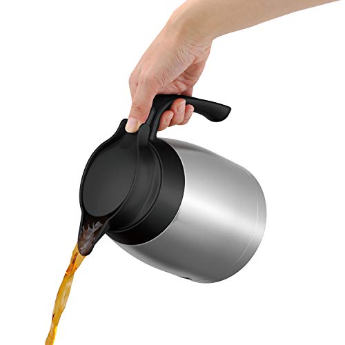 サーモス ステンレスポット 1L ステンレスブラック TTB-1000 SBK サーモス ステンレスポット 1L ステンレスブラック TTB-1000 SBK