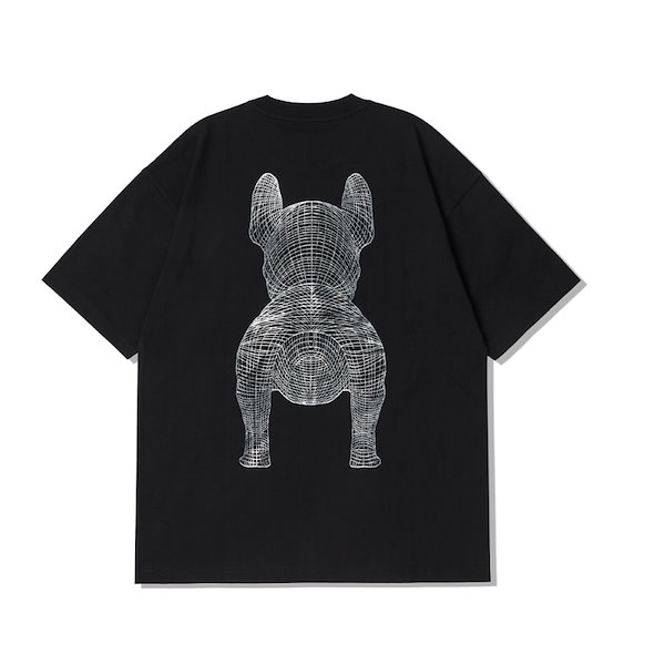 【韓国 Life Work】フラッグヒップドッグ半袖Tシャツ 韓国 Life Work】フラッグヒップドッグ半袖Tシャツ 韓国 Life