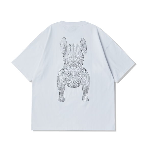 Qoo10] LIFEWORK ゴールドシルバードッグ 半袖 Tシャツ