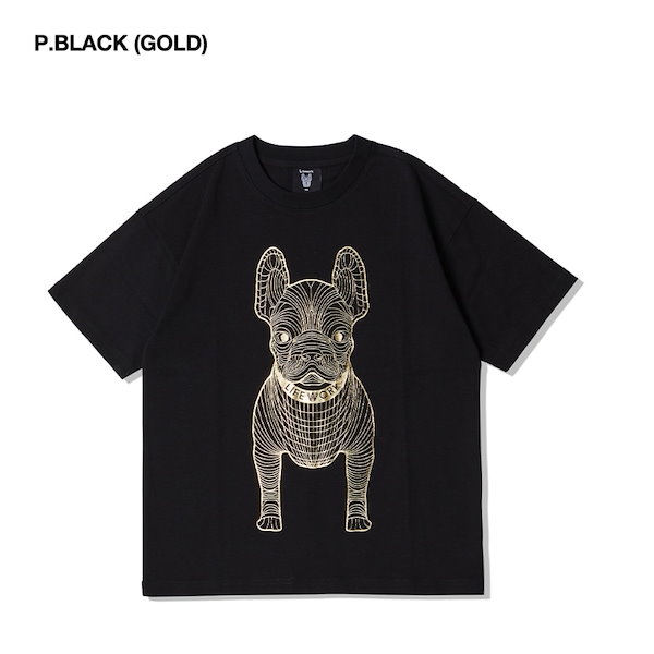 【韓国 Life Work 】ゴールドシルバードッグ半袖Tシャツ Qoo10] LIFEWORK ゴールドシルバードッグ 半袖 Tシャツ