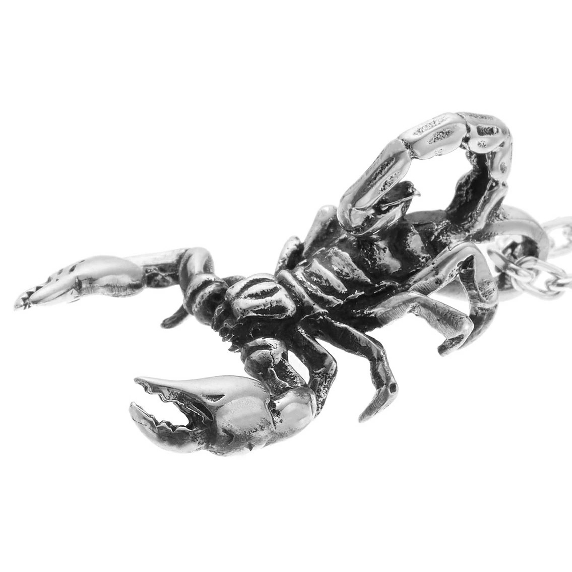 ペンダント ネックレス メンズ さそり 蠍 シルバー925 スコーピオン 銀製品 燻し加工 シンプル ペンダント ネックレス メンズ さそり 蠍 シルバー925 スコーピオン 銀製品 燻し加工 シンプル