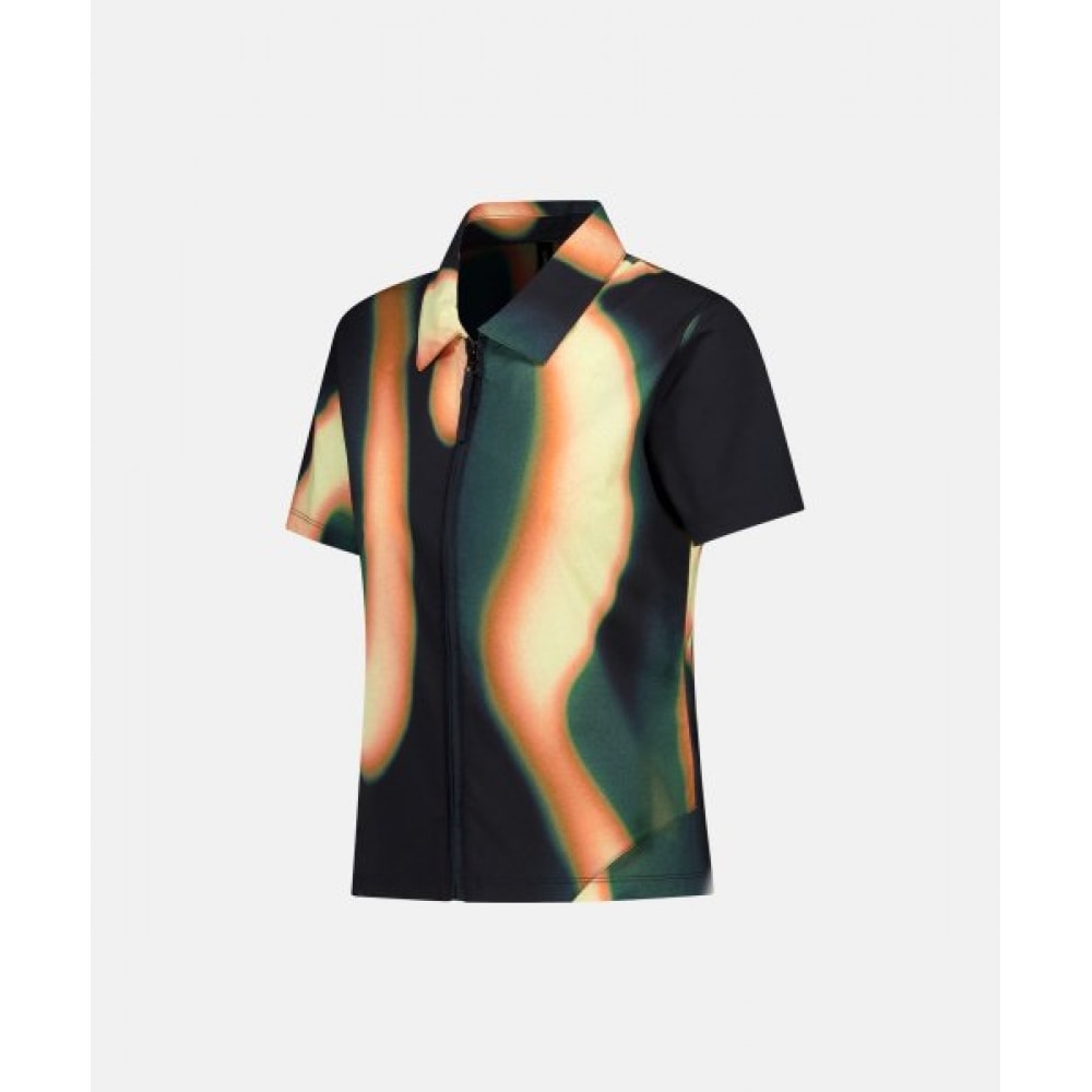 SUNLOVE W 東レ エアロジップシャツブラック