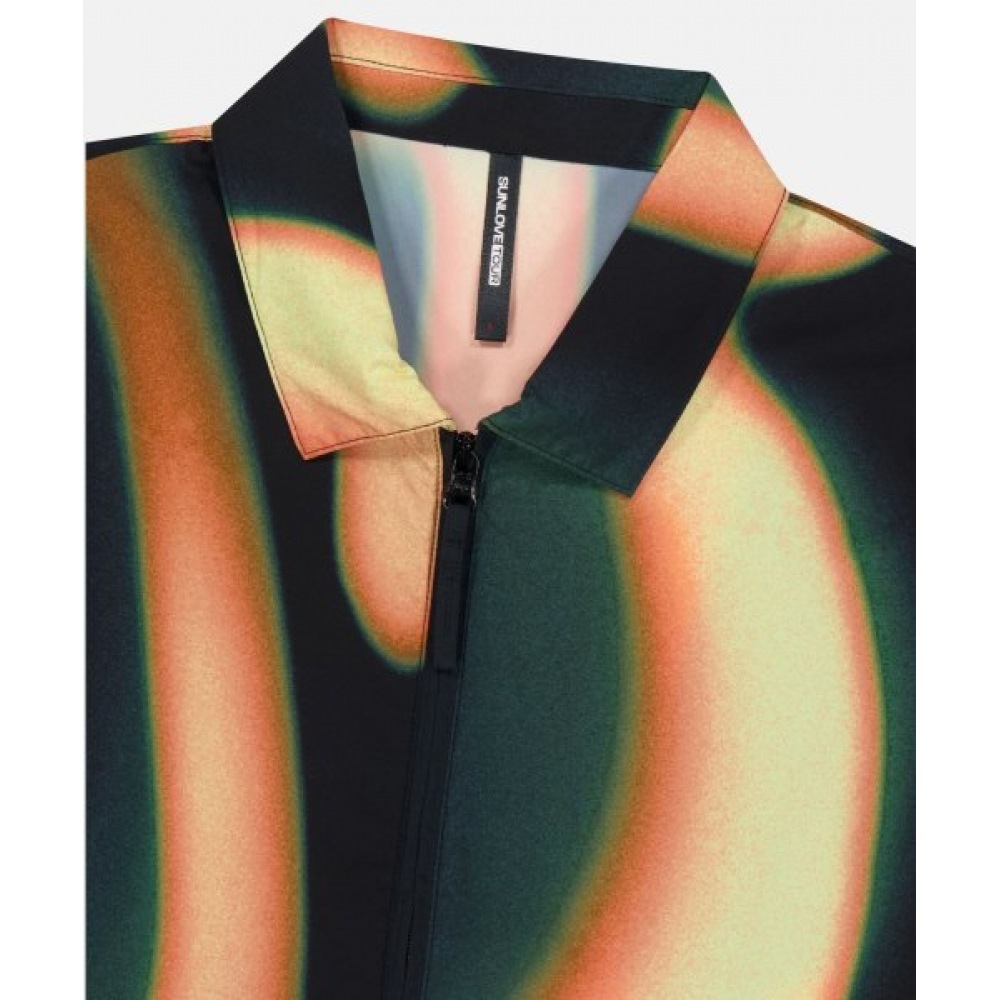 SUNLOVE W 東レ エアロジップシャツブラック