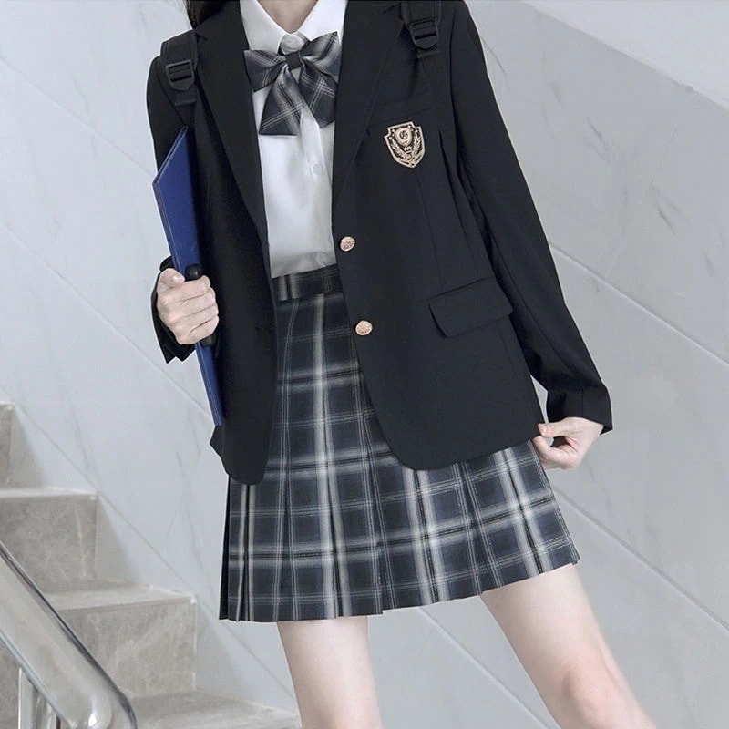 スーツ 大学JK/DK制服 学風 男女兼用 ブレザー ジャケット 春 秋冬 純正 黒 スーツ ゆったり トレンド スーツ 大学JK/DK制服 学風 男女兼用 ブレザー ジャケット 春 秋冬 純正 黒 スーツ ゆったり トレンド