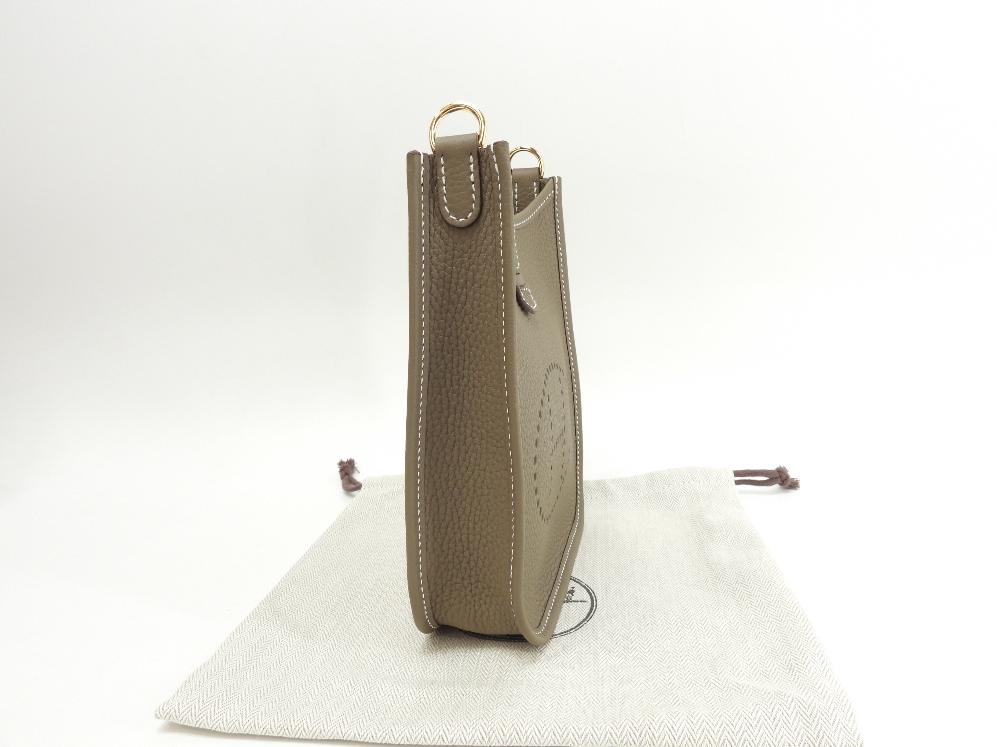 エヴリンTPM トリヨンクレマンス エトープ ポシェットバッグ ゴールド金具 新品@Z 4 エヴリンTPM トリヨンクレマンス エトープ ポシェットバッグ ゴールド金具 新品@Z 4