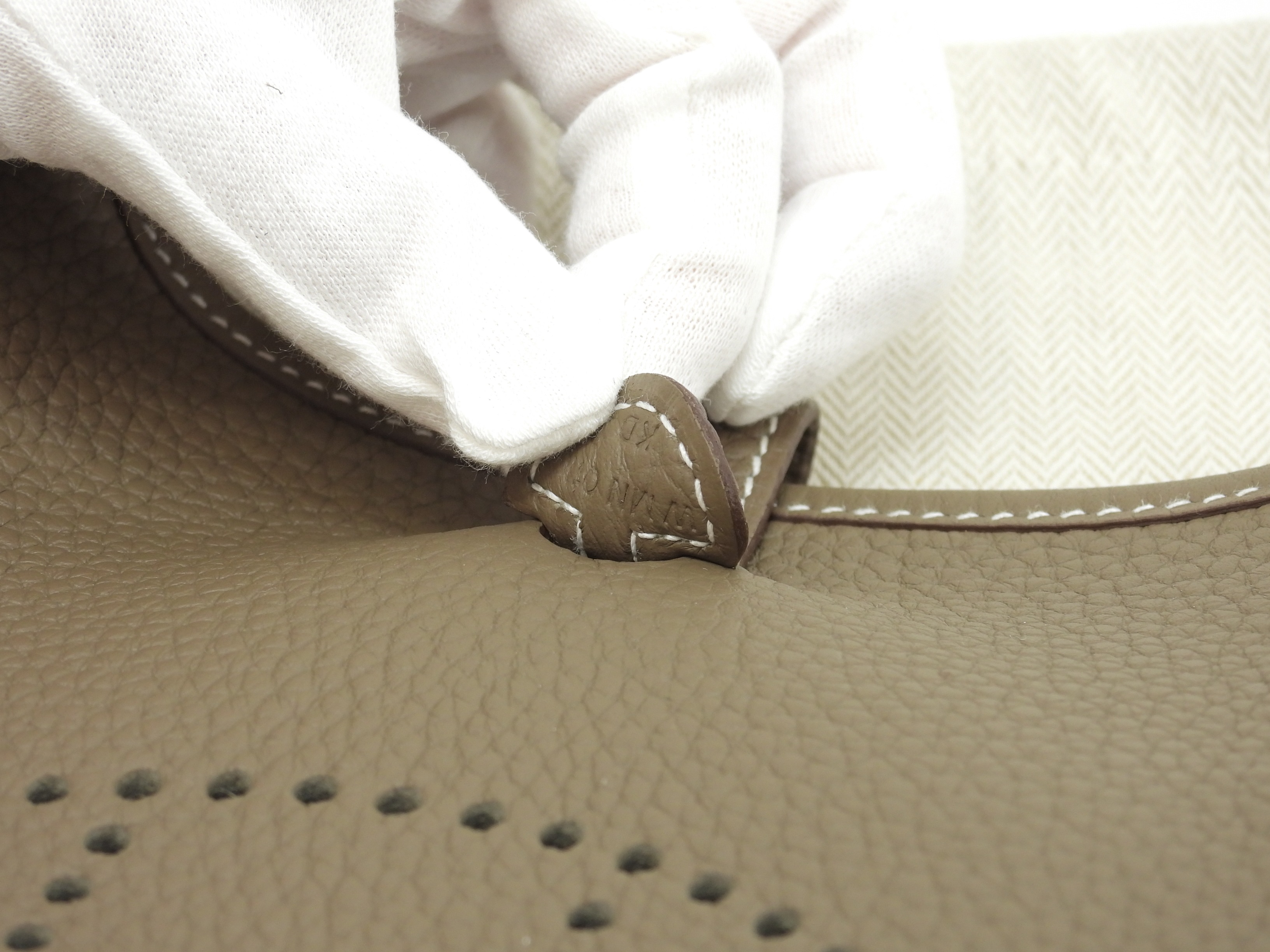 エヴリンTPM トリヨンクレマンス エトープ ポシェットバッグ ゴールド金具 新品@Z 4 エヴリンTPM トリヨンクレマンス エトープ ポシェットバッグ ゴールド金具 新品@Z 4